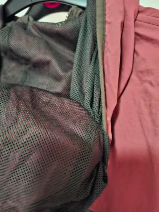 Sudadera Cortavientos Rosa y Marrón Talla M