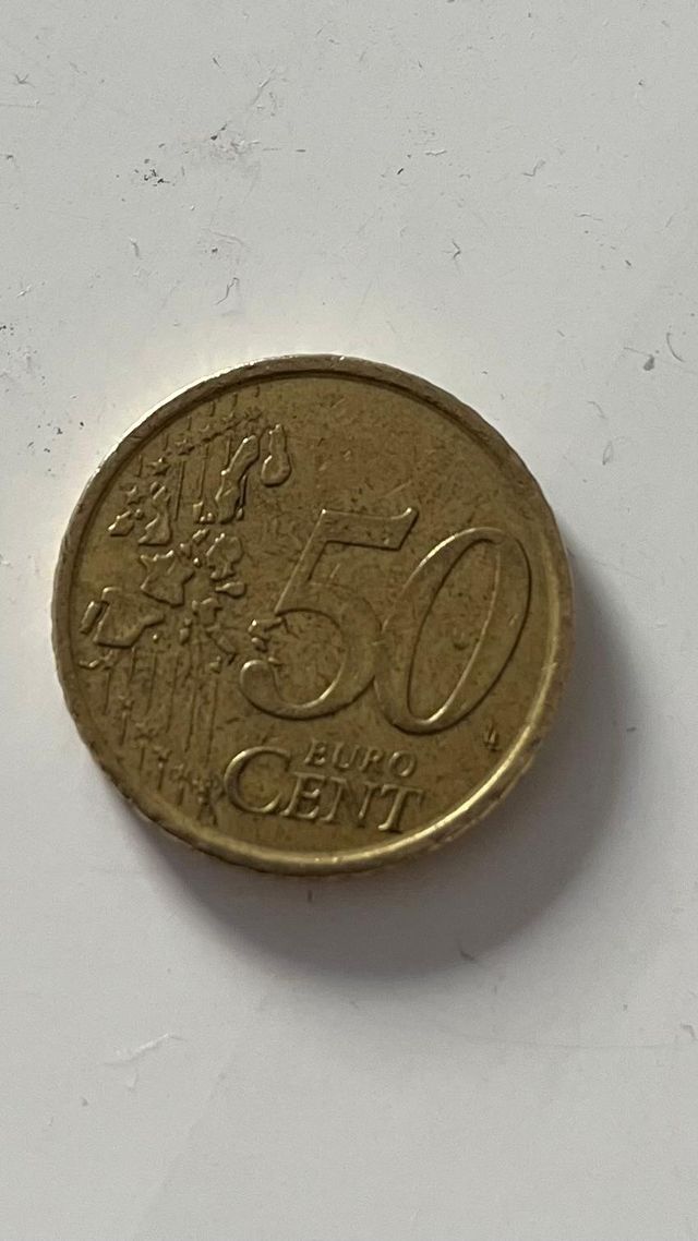 Moneda 50 céntimos España Cervantes 2001