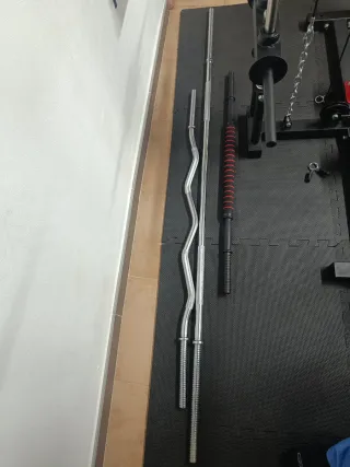 Discos de pesa 30mm más barras