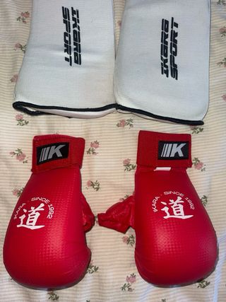 Protecciones Karate Casco Guantes Espinilleras