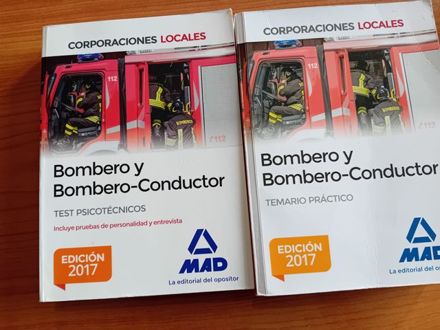 LIBRO DE OPOSICIONES A BOMBERO MAD