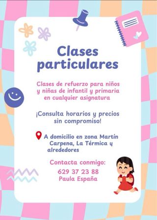 clases particulares para niños de primaria