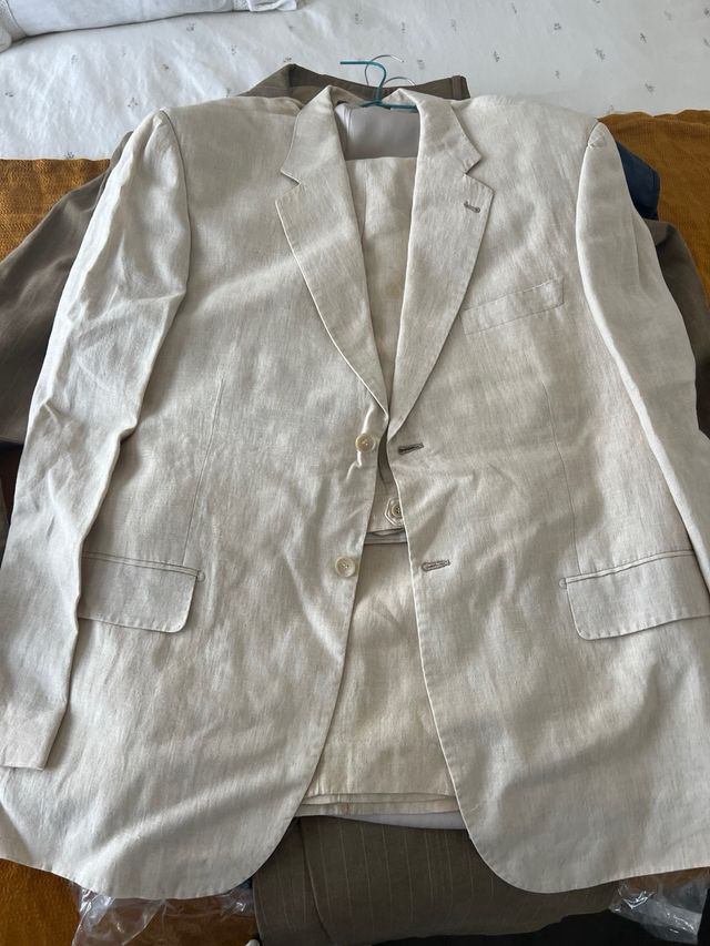 3 Trajes de chaqueta de hombre completos + corbata