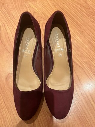 Zapatos de tacón Marypaz morados talla 41