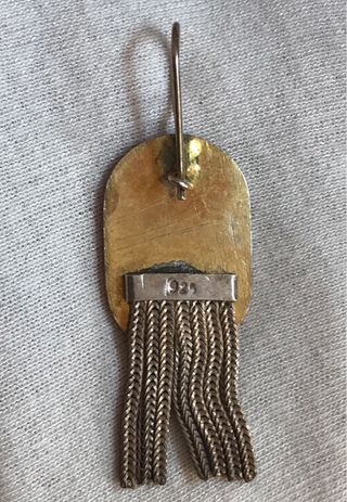 Colgante Plata Dorada Ornamental + Regalo