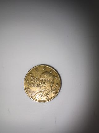 VENDO MONEDA 50 CENT AÑO 2002 GRECIA