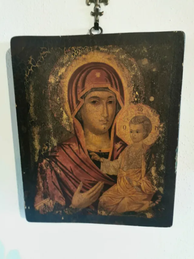Icona Sacra Madonna con Bambino