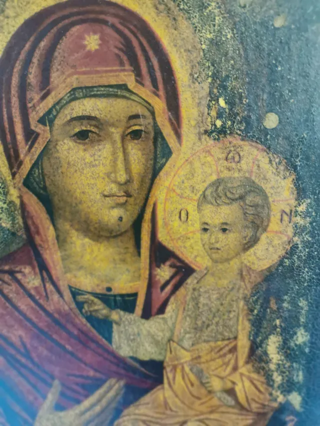 Icona Sacra Madonna con Bambino