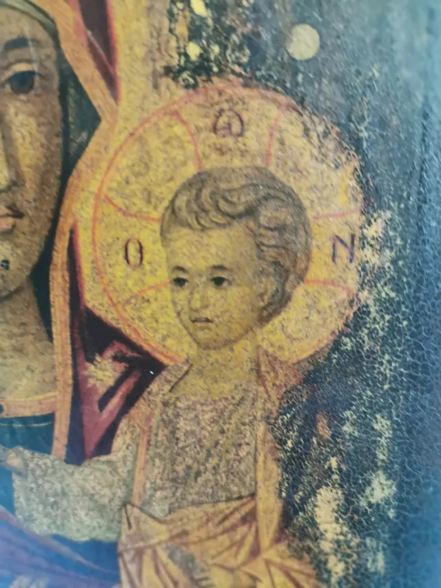 Icona Sacra Madonna con Bambino