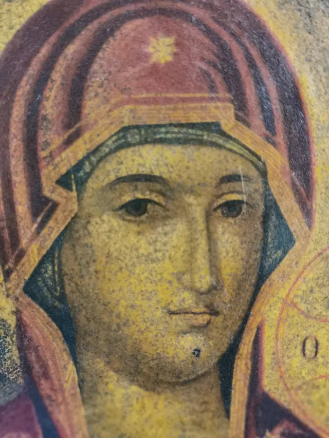 Icona Sacra Madonna con Bambino