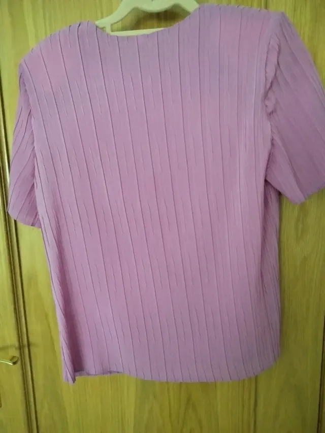 Traje de casaco para senhora roxo, com três peças