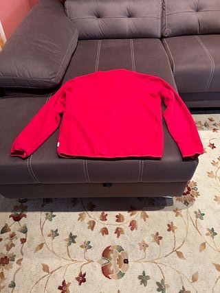 Chaqueta Polar Quechua Roja Talla XL