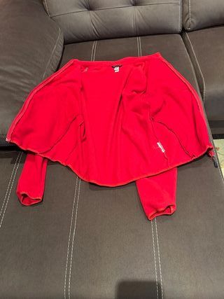 Chaqueta Polar Quechua Roja Talla XL