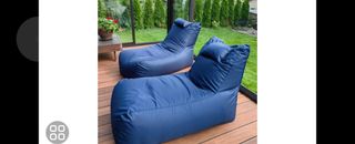 Divani da esterno impermeabili blu