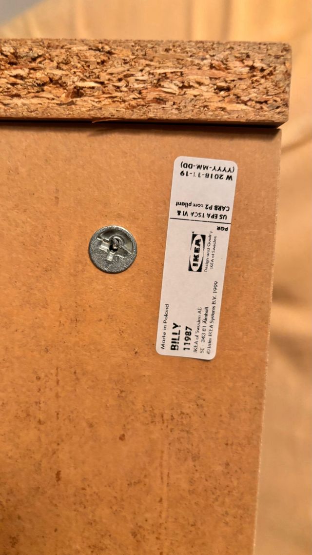 Extensión estantería Billy Ikea Madera