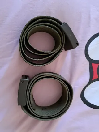 2 Cinturones ejercito Verdes