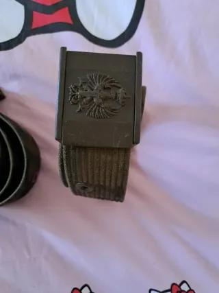 2 Cinturones ejercito Verdes