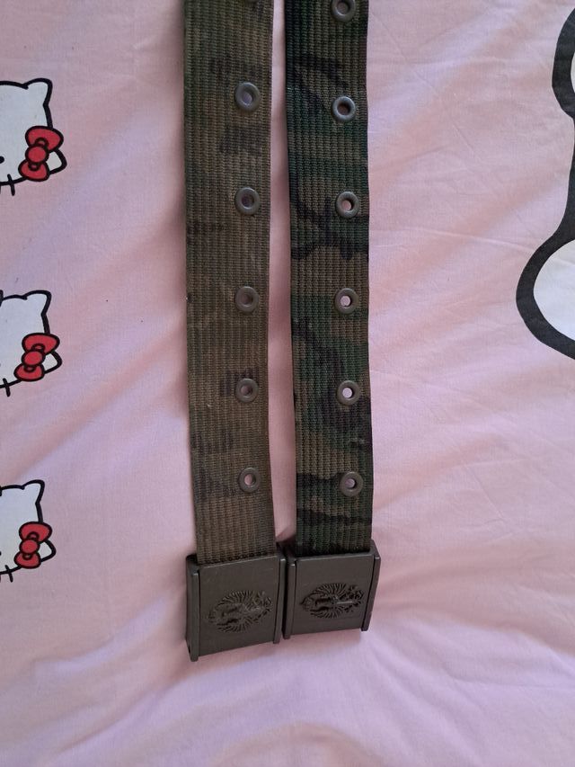 2 Cinturones ejercito Verdes