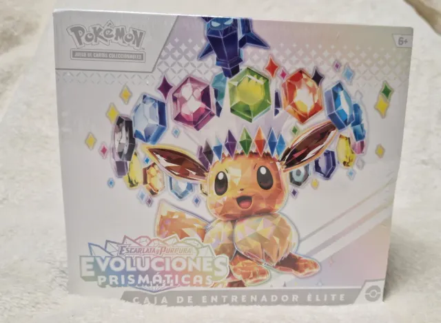 Caja Entrenador Élite Pokémon Ev Prismáticas 8.5