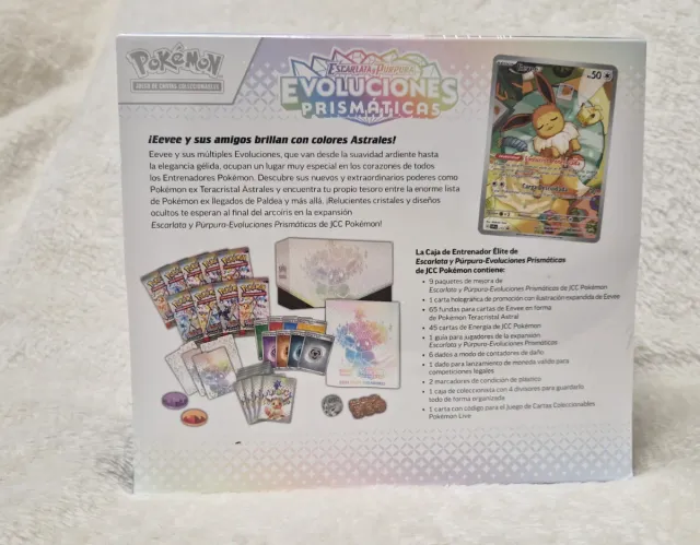 Caja Entrenador Élite Pokémon Ev Prismáticas 8.5