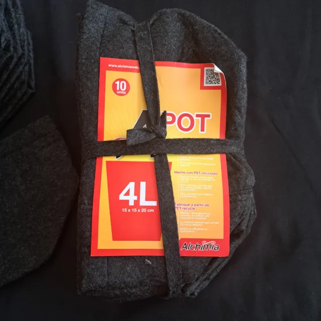 Maceta de tela Alchimia 4L (10 unidades)