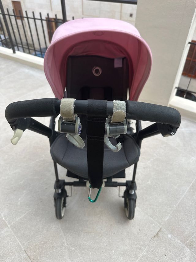 Bugaboo Bee 3, capazo y silla con capota rosa