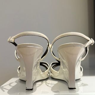 Sandalias Zara Blancas Tacón