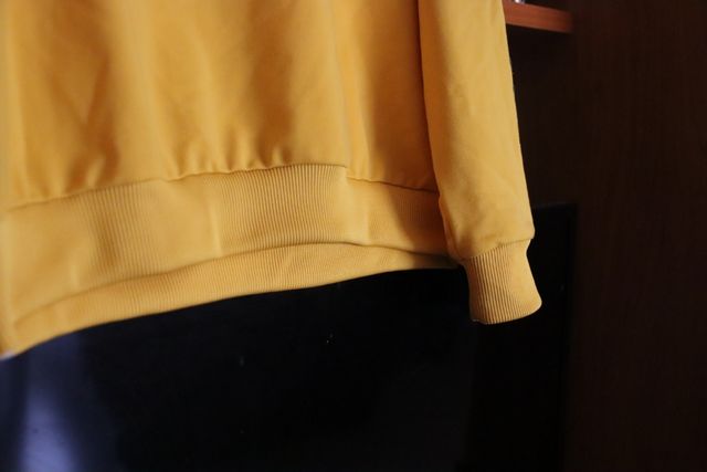 Sudadera Puma Amarilla Logo Banda Lateral