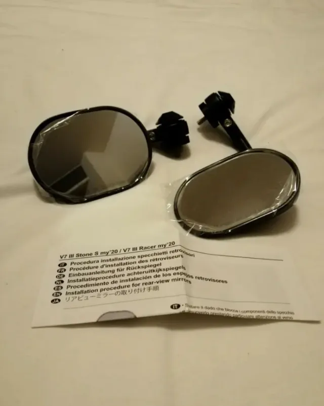 Specchietti Bar End Moto Guzzi V7/V9