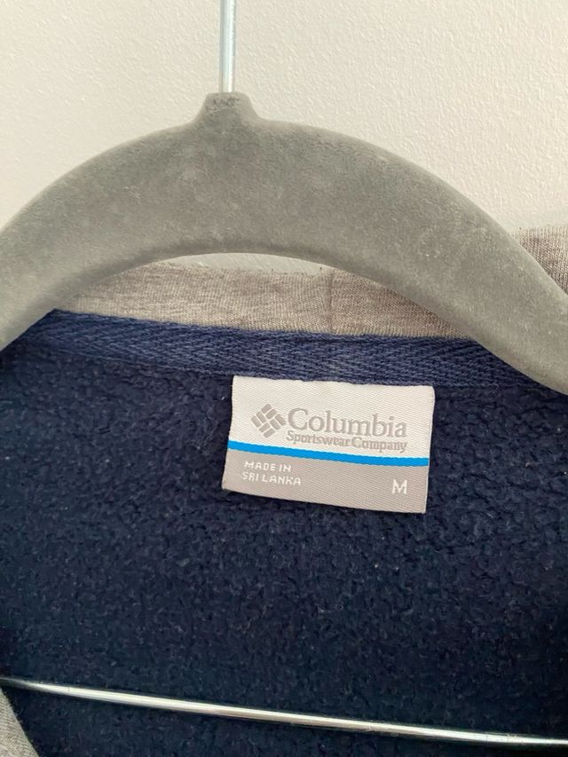 Sudadera Columbia Azul con Capucha