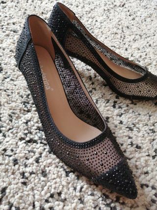 Zapatos tacón Negros número 40