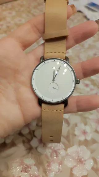 Orologio MVMT Uomo Quarzo Analogico Marrone Bianco