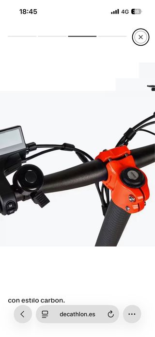 Patinete Eléctrico BISON GT color gris