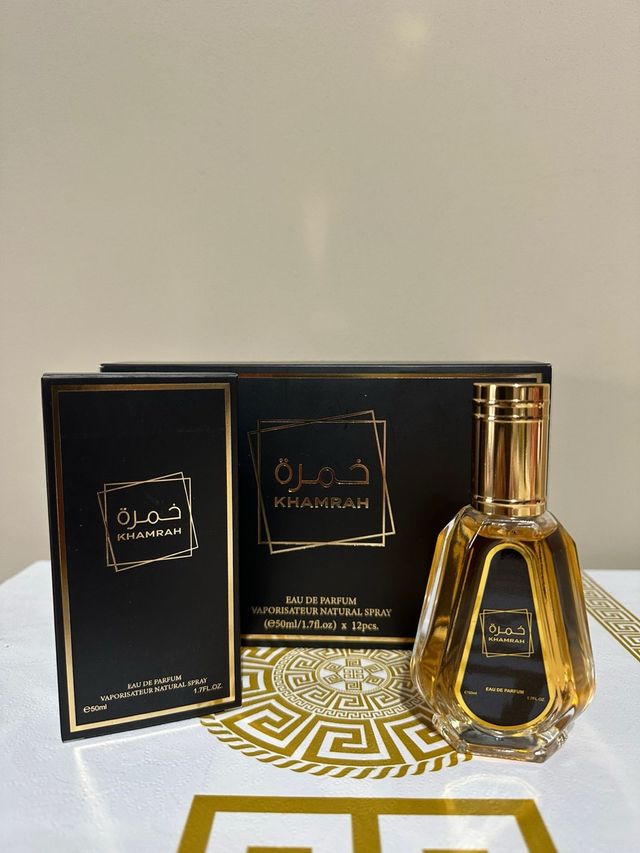 caja de 12 perfumes árabe khamrah
