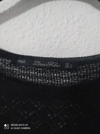 Vestido largo Zara negro