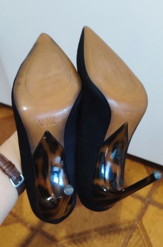 Zapatos de tacón ZARA negros talla 36