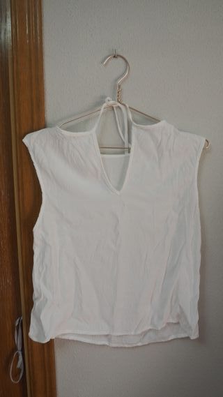 Blusa blanca talla M