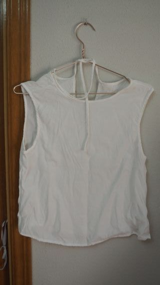 Blusa blanca talla M