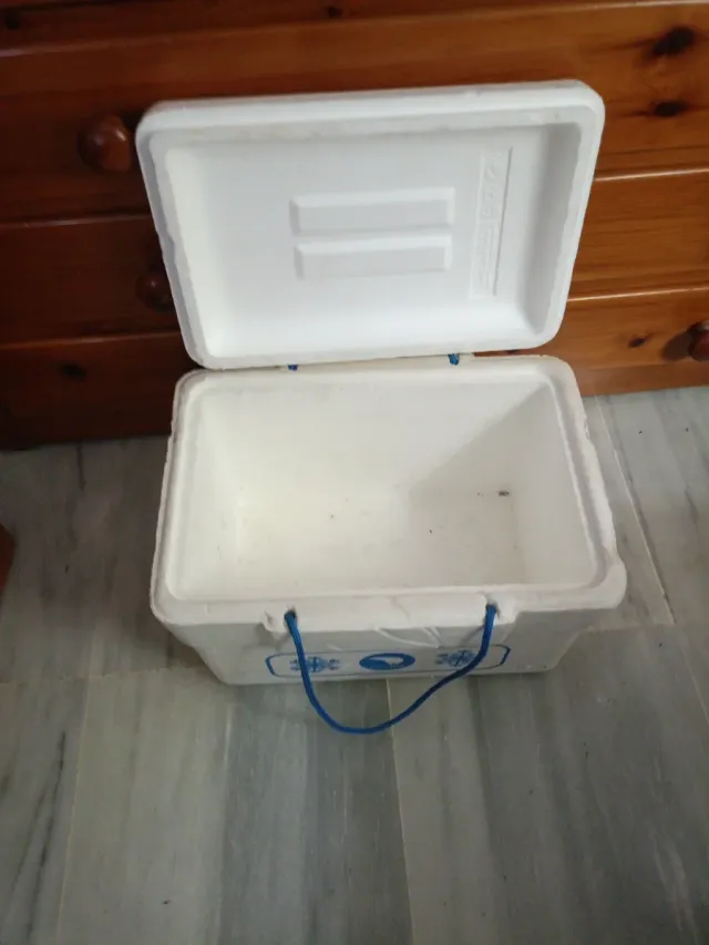 Frigorifero in polistirene con maniglie