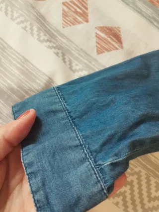 Camisa vaquera talla grande 54