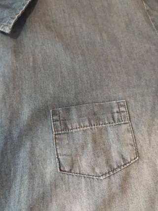 Camisa vaquera talla grande 54