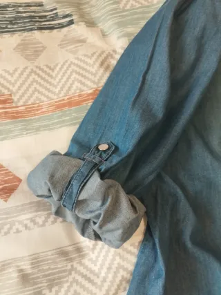 Camisa vaquera talla grande 54