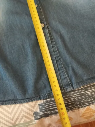 Camisa vaquera talla grande 54