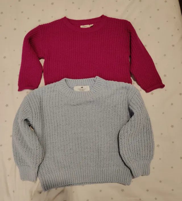 Conjunto 2 jerséis punto niña