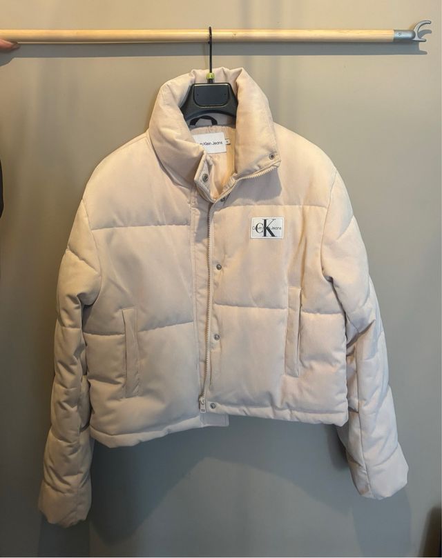 Giubbotto Calvin Klein Jeans Beige Corto