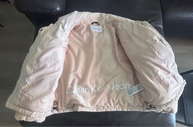 Giubbotto Calvin Klein Jeans Beige Corto