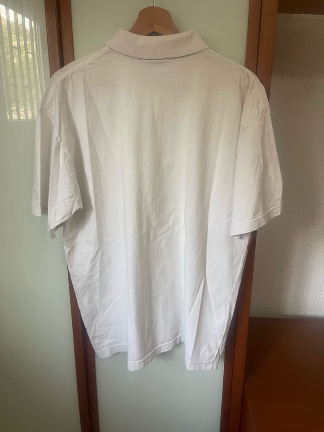 Polo blanco con estampado gráfico de Hugo Boss