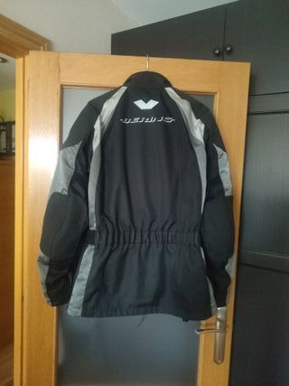 Chaqueta Moto Bering Negra y Gris
