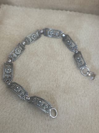 Pulsera vintage plata de ley
