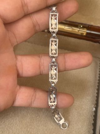 Pulsera vintage plata de ley